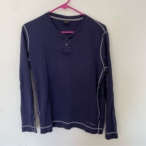 Hugo Boss sleep shirt navy size small